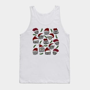 Owl  Christmas pattern Tank Top